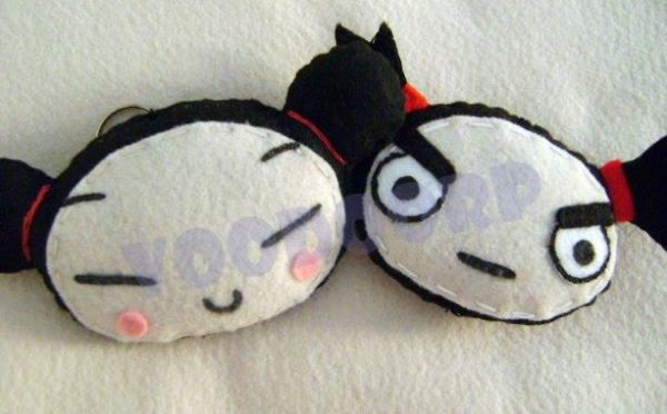 Pucca e Garu - cada